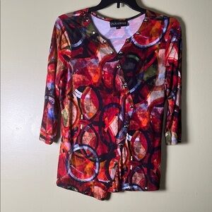 Talk of the Walk Romantic, mob wife ,Women's Multicolor Top